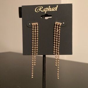 Raphael Gold Chain Drop Earrings